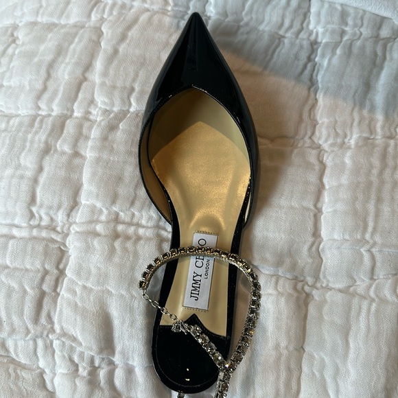 NWOT Jimmy Choo Saeda Flat - Picture 2 of 4